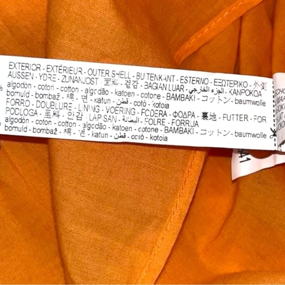 NEW ZARA Cutwork Embroidered Eyelet Belted Midi Dress Size M - Picture 6 of 6